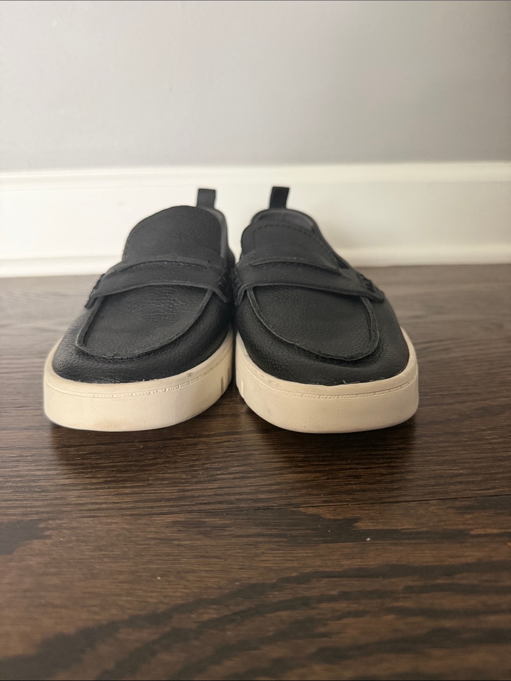 Women’s Vionic Black Leather Slip-On Loafers - Picture 5 of 6